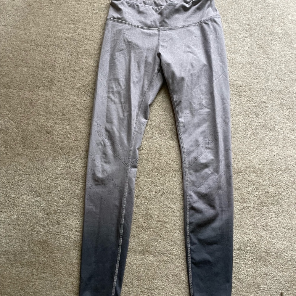 ALO grey fade super high wasted leggings